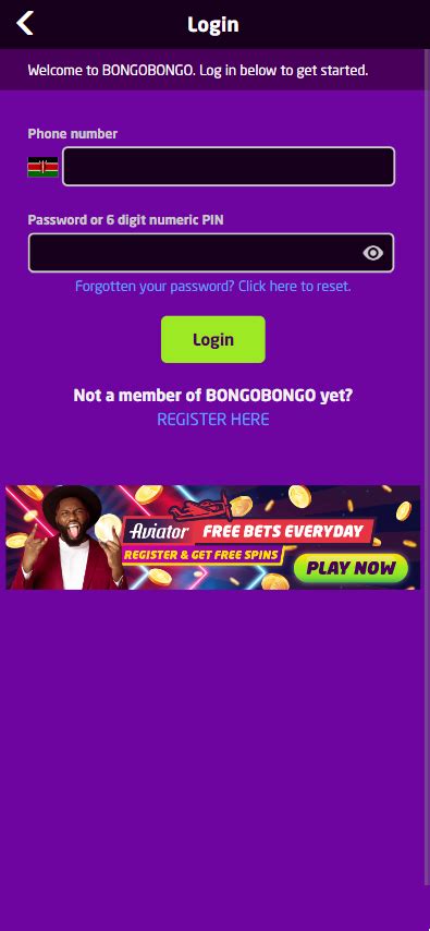 bongobongo registration|Login .
